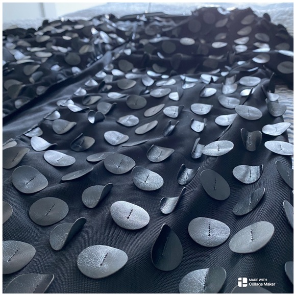 Anthropologie Eva Franco Black Open Front Cardigan Jacket Size M (oversized) - Picture 6 of 11